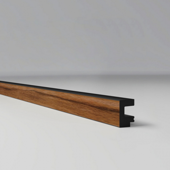 Торцевой профиль ПВХ для панелей Comfort 3D-Prof XL Дуб европейский 242 - 2,95м